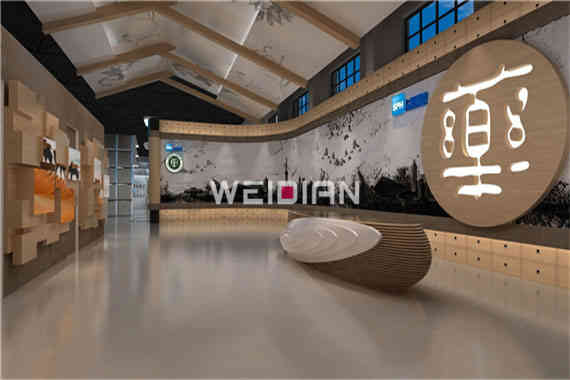 上藥集團企業展廣州展廳裝修設計公司