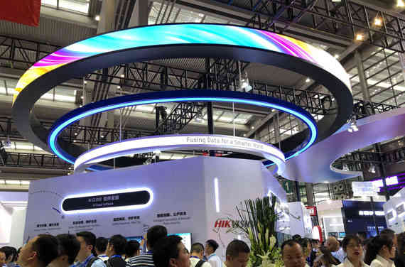 ?？低暽钲诎膊?huì)深圳展臺(tái)設(shè)計(jì)搭建