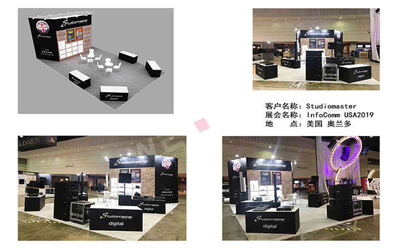 維點展覽設計公司助力多家企業美國展位設計搭建