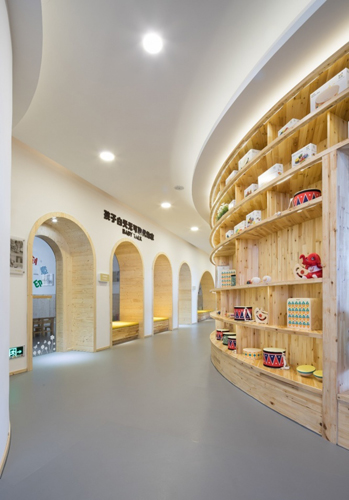 廣州展廳設計睿星貝貝早教店裝飾設計