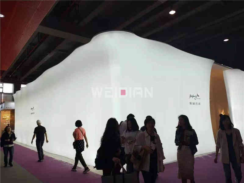 廣州展臺設計公司搭建鉑晶藝術上海國際尚品家居及室內裝飾廣州展覽會展臺搭建