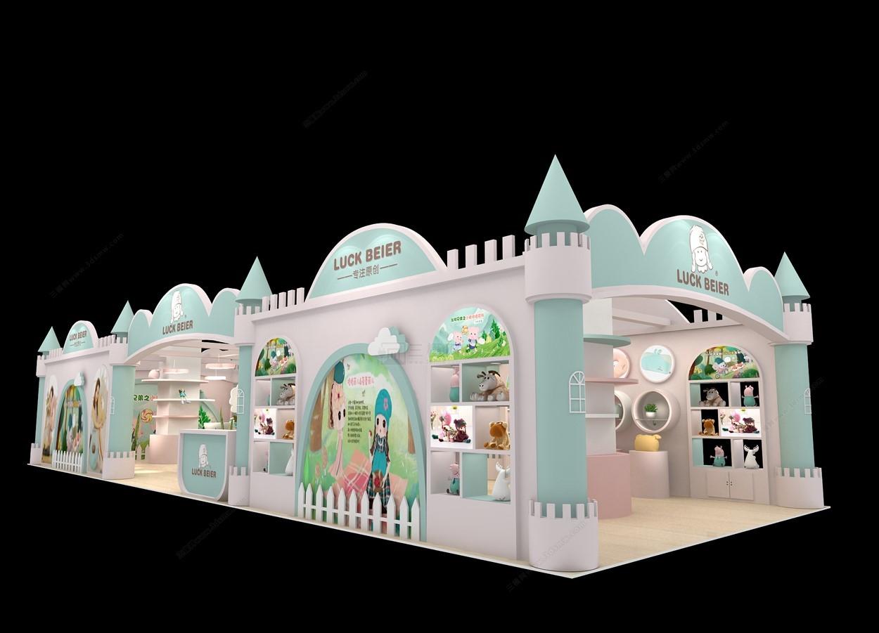 天津展覽設計公司藝霖嬰童玩具展天津展臺搭建
