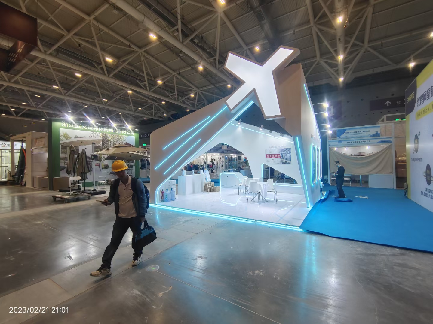廣州展會搭建設(shè)計深圳跨境電商展，福永街道展臺