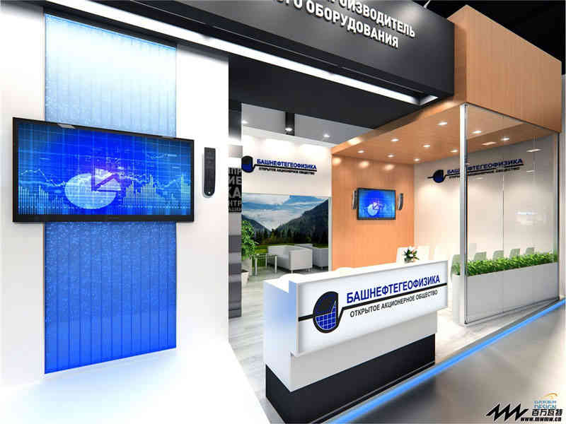 上海航天機電股份有限公司參展上海新國際博覽中心展覽設計展臺搭建4